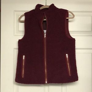 J.crew Mercantile Maroon Vest